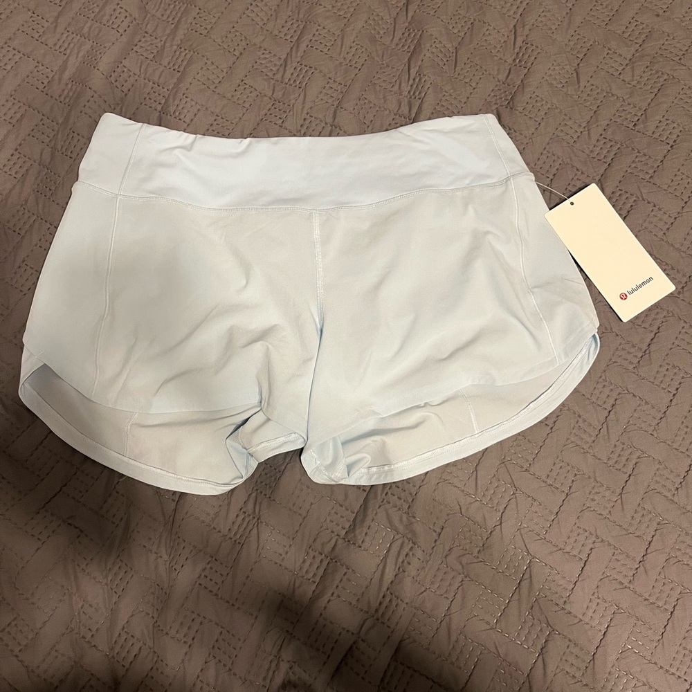 Lululemon Athletica Blue Athletic Shorts Lightweight Moisture-Wicking